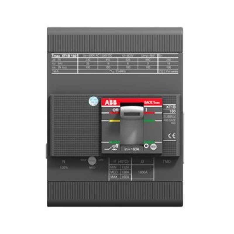 1SDA067410R1 ABB XT1C 160 TMD 160-1600 4p F F InN100%